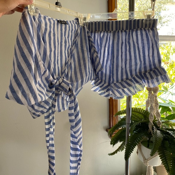 SHEIN size Small Striped Co Ord Two Peice set - Picture 2 of 3